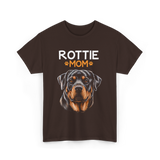 Rottie Mom Rottweiler Dog T-Shirt - Dark Chocolate