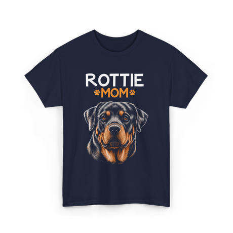 Rottie Mom Rottweiler Dog T-Shirt - Navy