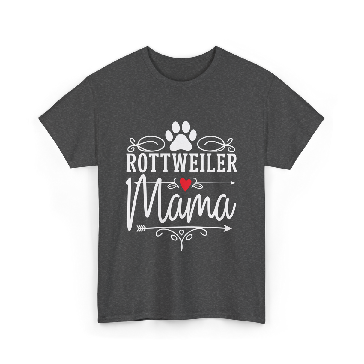 Rottweiler Mama Rottweiler Dog Lover T-Shirt - Dark Heather