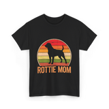 Rottweiler Mom Rottweiler Dog T-Shirt - Black