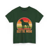 Rottweiler Mom Rottweiler Dog T-Shirt - Forest Green