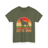 Rottweiler Mom Rottweiler Dog T-Shirt - Military Green