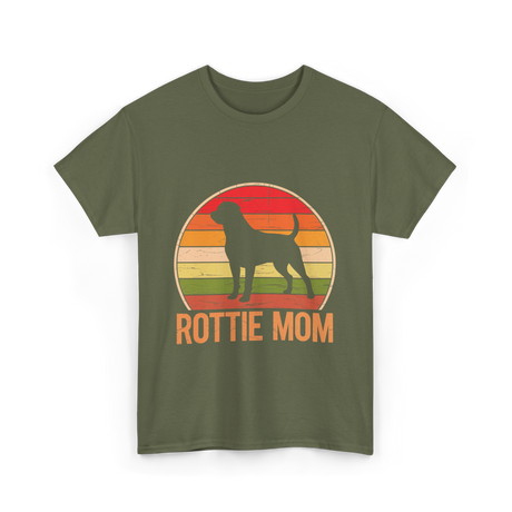 Rottweiler Mom Rottweiler Dog T-Shirt - Military Green