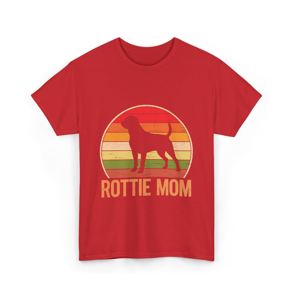 Rottweiler Mom Rottweiler Dog T-Shirt - Red