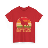 Rottweiler Mom Rottweiler Dog T-Shirt - Red