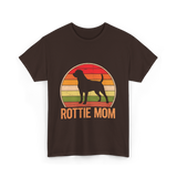 Rottweiler Mom Rottweiler Dog T-Shirt - Dark Chocolate