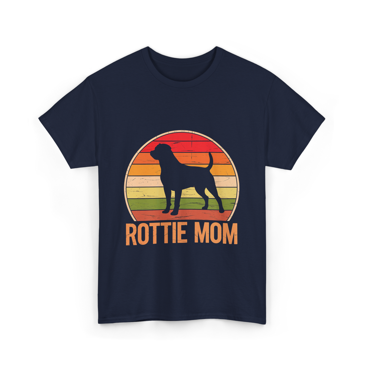 Rottweiler Mom Rottweiler Dog T-Shirt - Navy