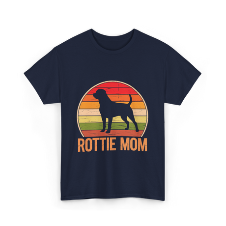 Rottweiler Mom Rottweiler Dog T-Shirt - Navy