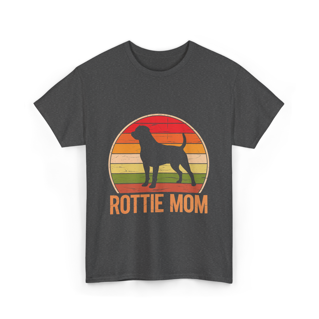 Rottweiler Mom Rottweiler Dog T-Shirt - Dark Heather