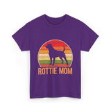 Rottweiler Mom Rottweiler Dog T-Shirt - Purple