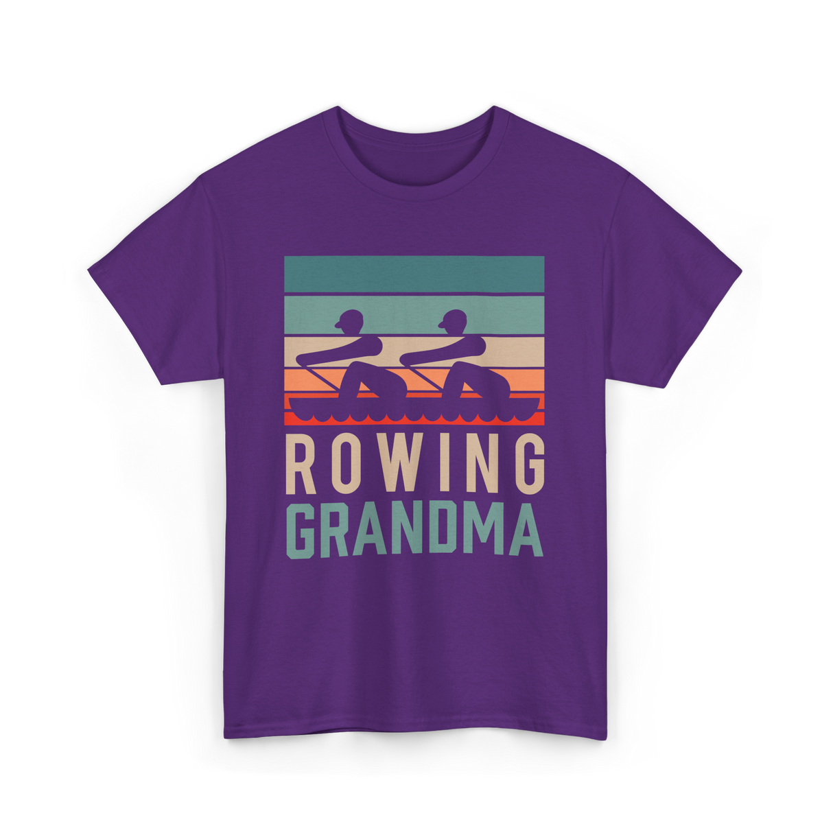 Rowing Grandma Rowing Rower T-Shirt - Purple