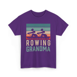 Rowing Grandma Rowing Rower T-Shirt - Purple