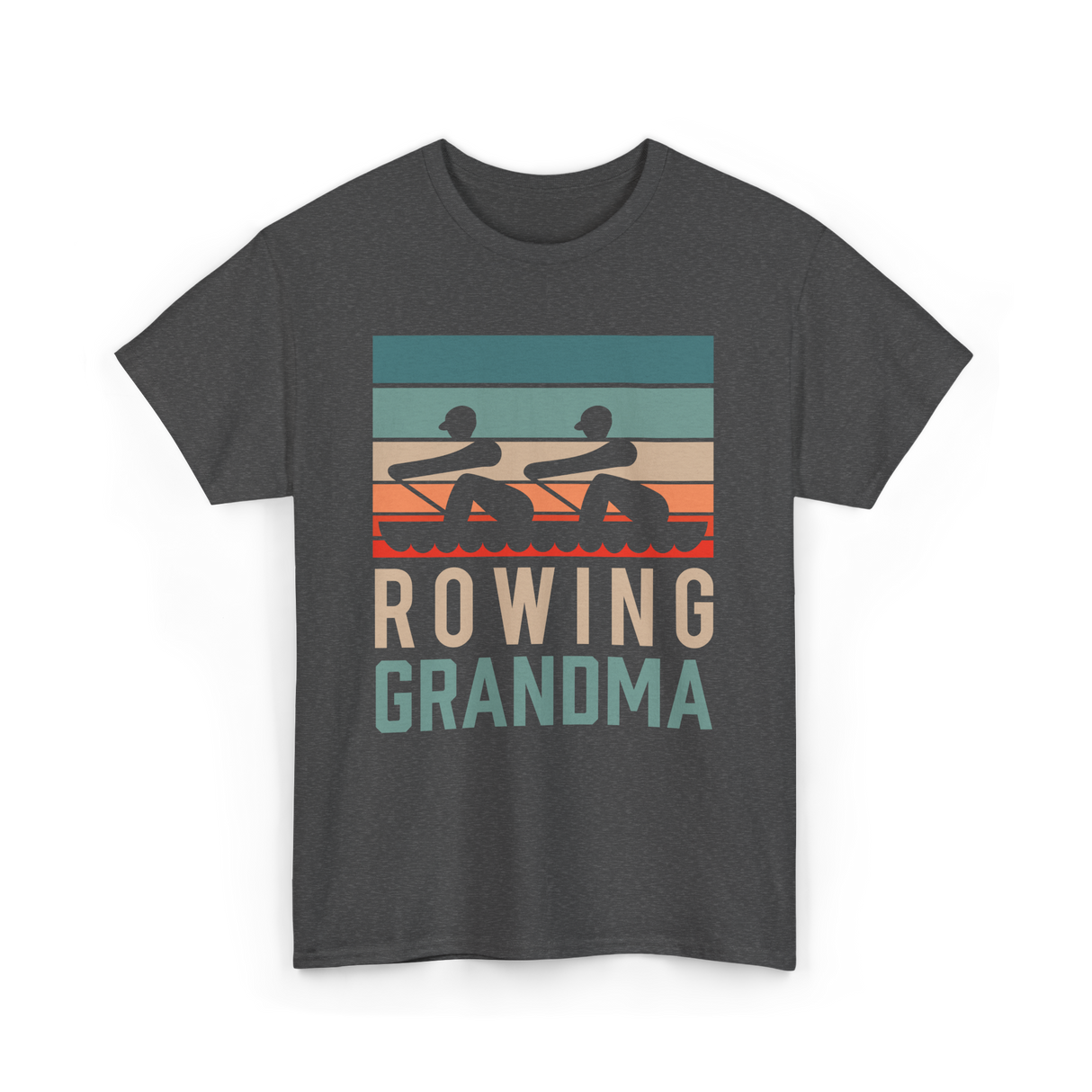 Rowing Grandma Rowing Rower T-Shirt - Dark Heather