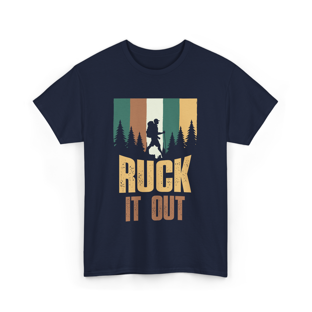 Ruck It Out Rucking Adventure T-Shirt - Navy