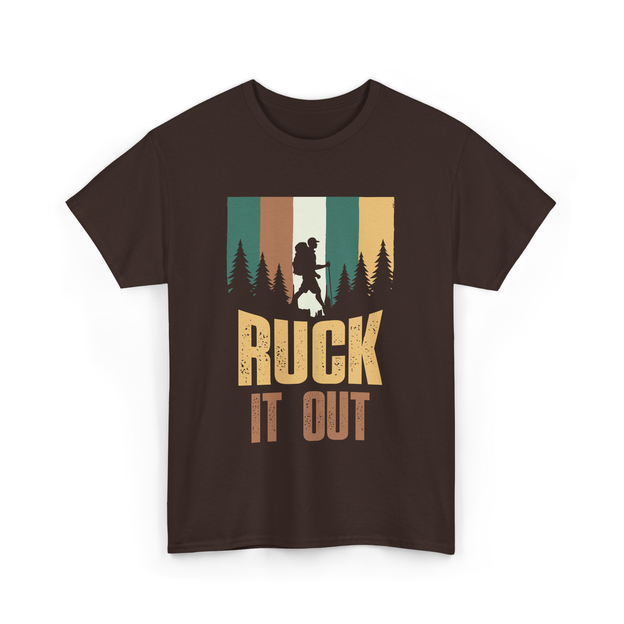 Ruck It Out Rucking Adventure T-Shirt - Dark Chocolate