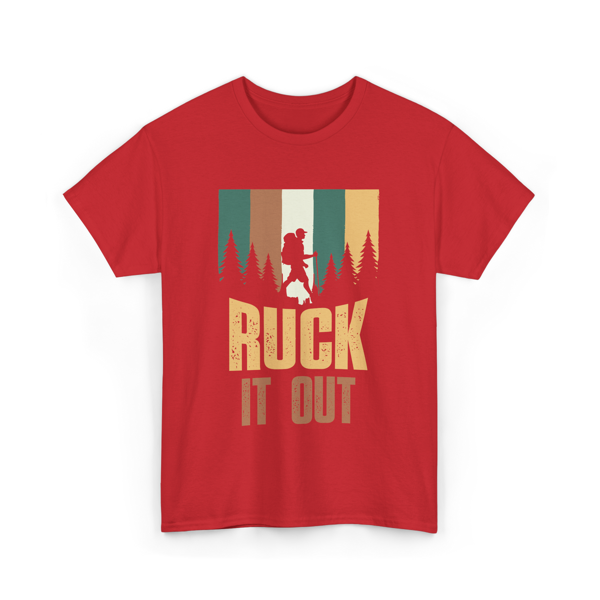 Ruck It Out Rucking Adventure T-Shirt - Red