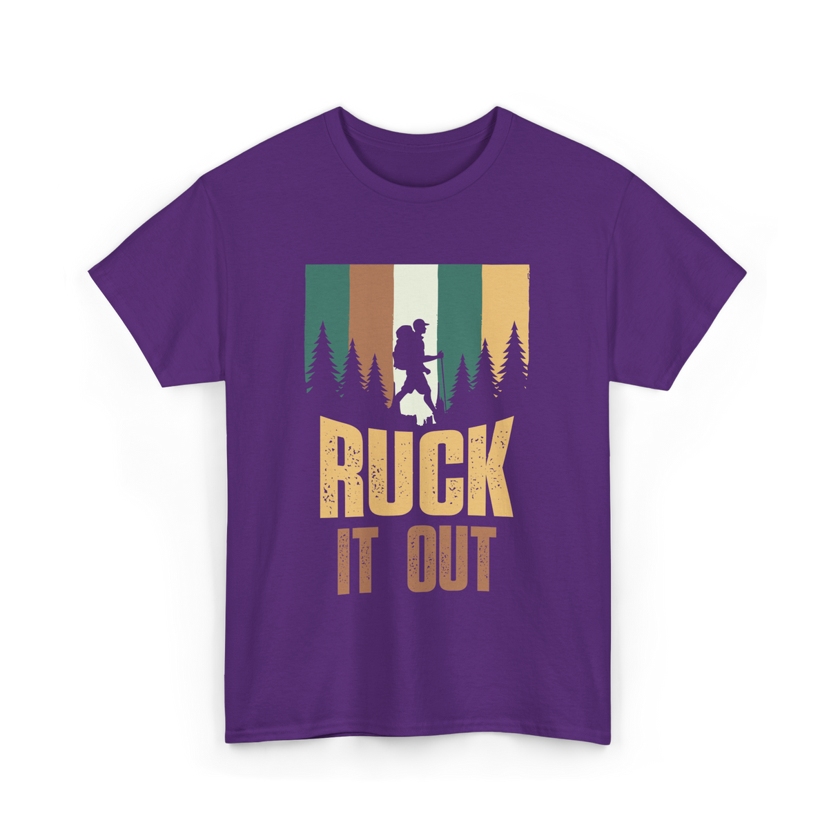 Ruck It Out Rucking Adventure T-Shirt - Purple