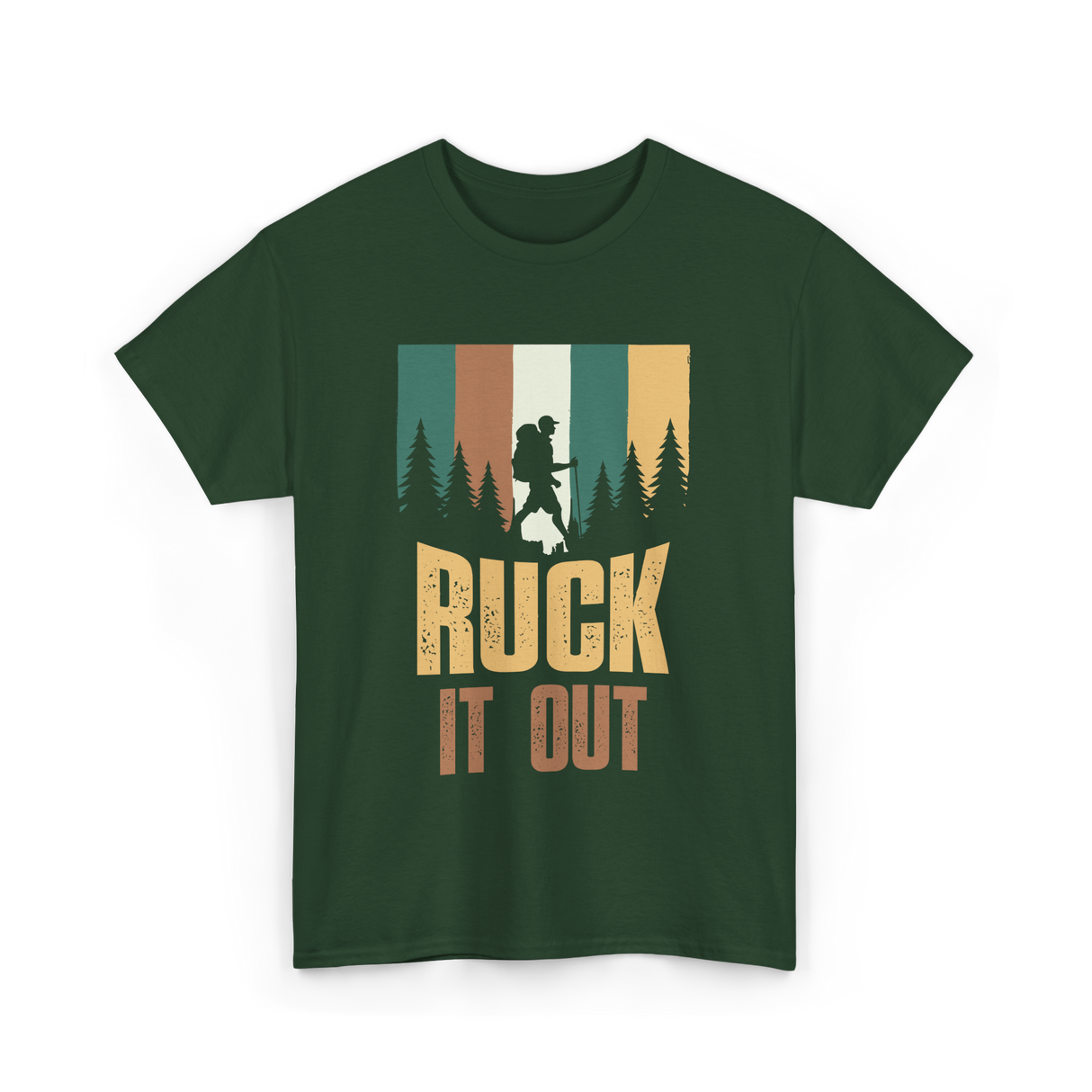 Ruck It Out Rucking Adventure T-Shirt - Forest Green