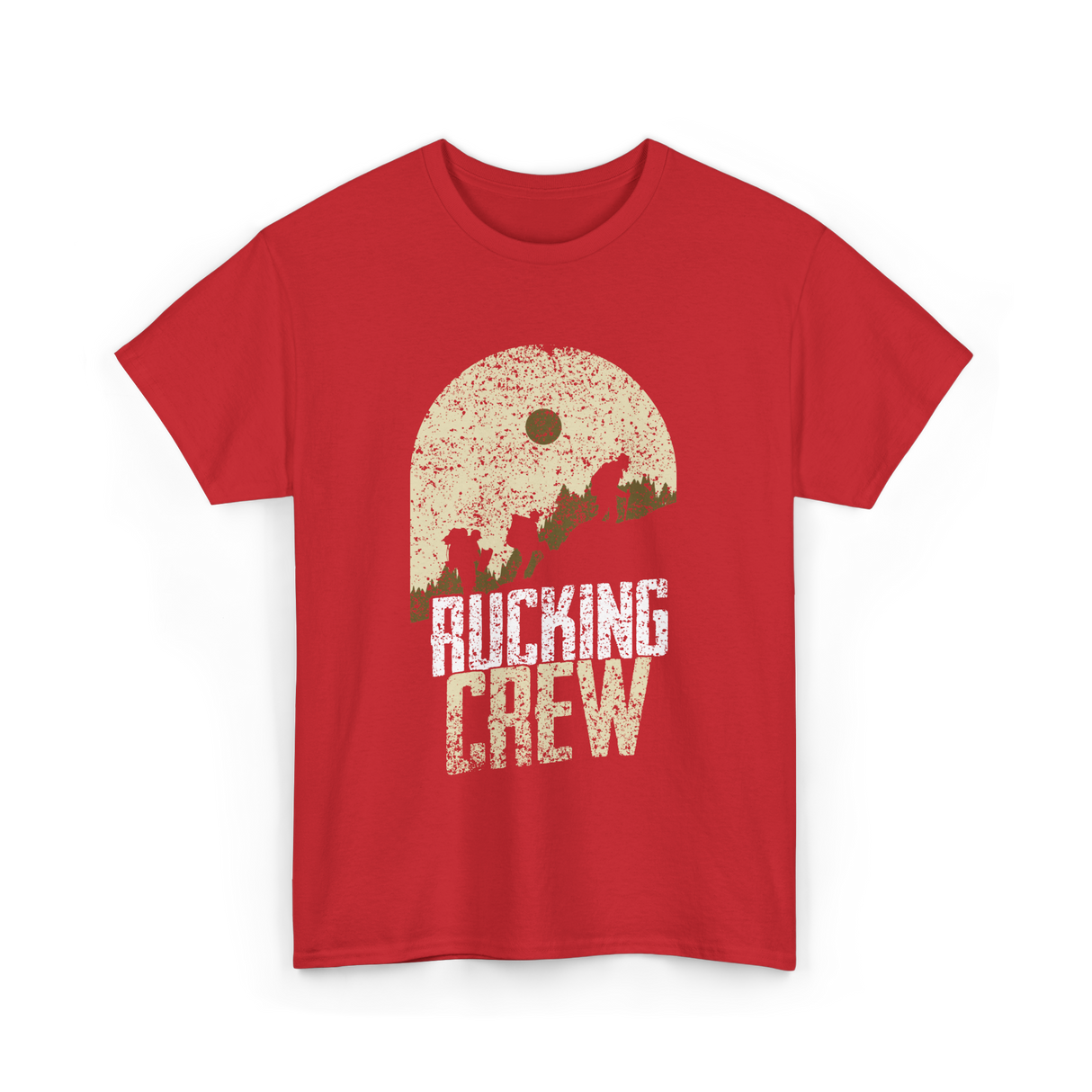 Rucking Crew Ruck Hiking T-Shirt - Red