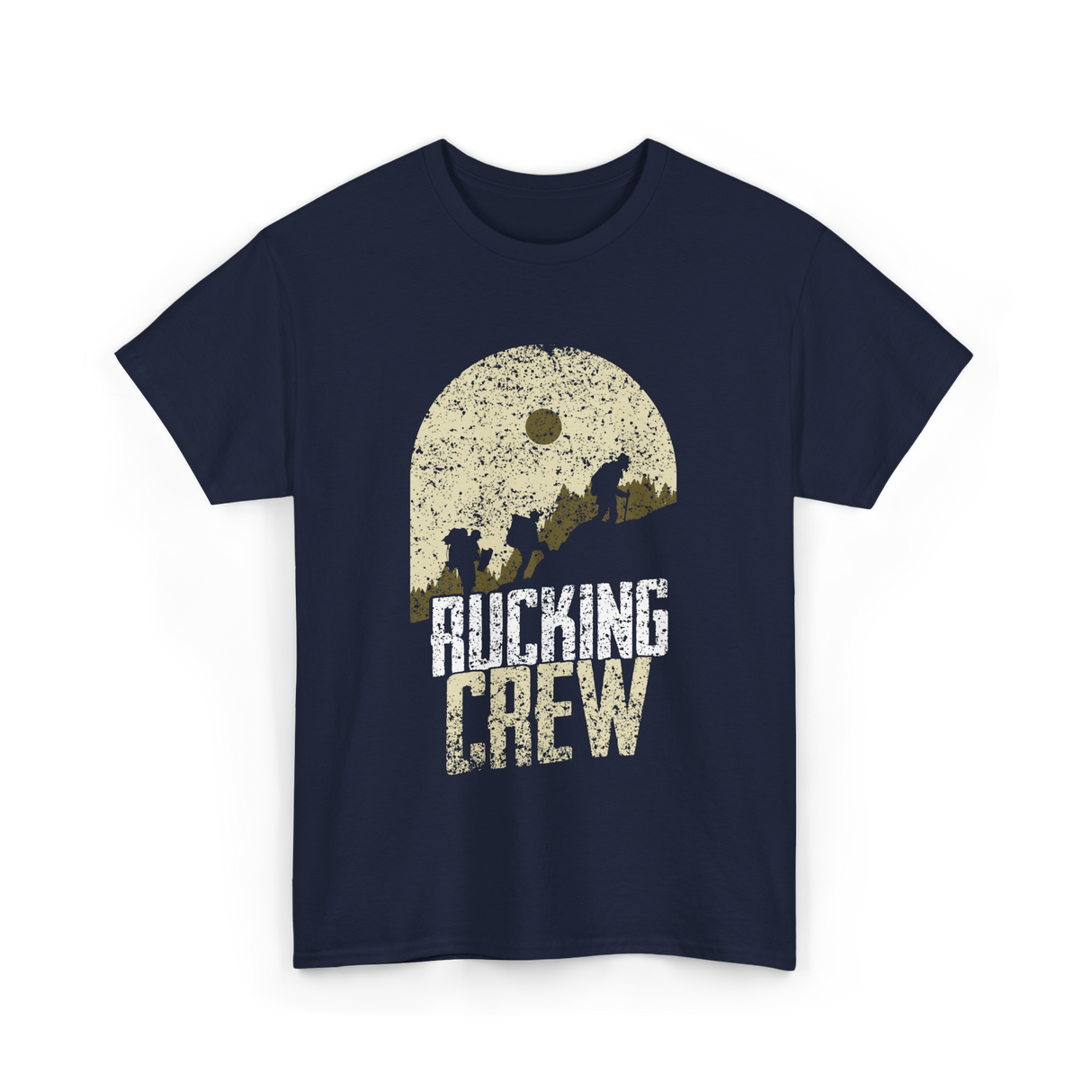 Rucking Crew Ruck Hiking T-Shirt - Navy