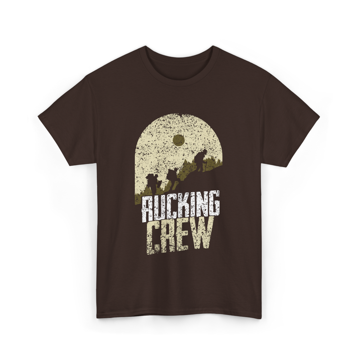 Rucking Crew Ruck Hiking T-Shirt - Dark Chocolate