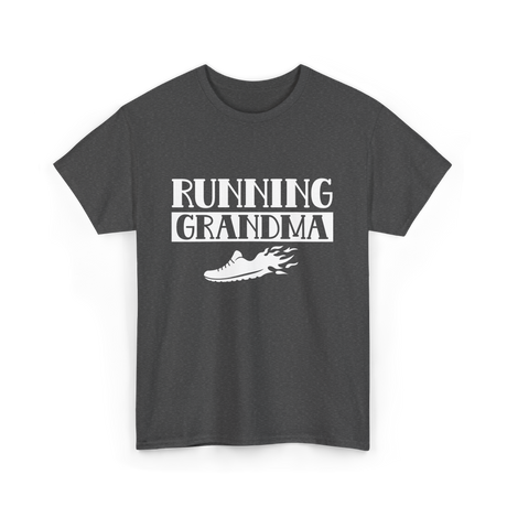 Running Grandma Runner Jogging T-Shirt - Dark Heather