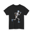 Running Skeleton Skeleton Runner T-Shirt - Black