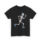 Running Skeleton Skeleton Runner T-Shirt - Black