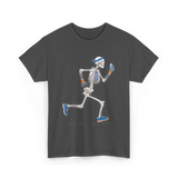 Running Skeleton Skeleton Runner T-Shirt - Dark Heather