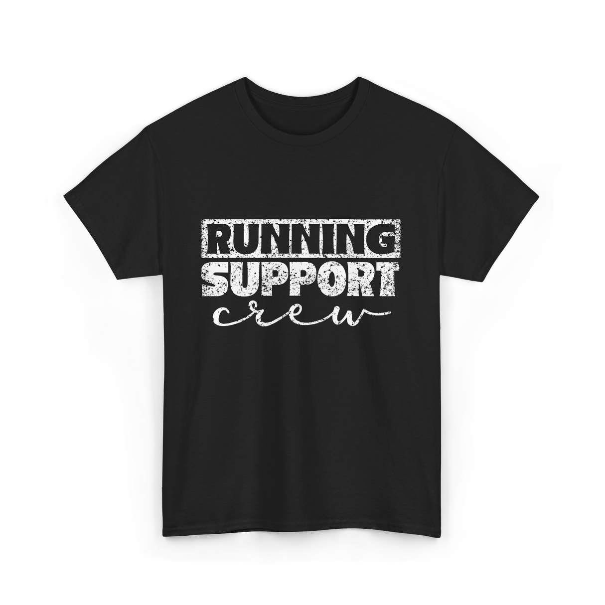 Running Support Crew Runner T-Shirt - Black