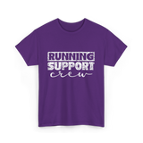 Running Support Crew Runner T-Shirt - Purple