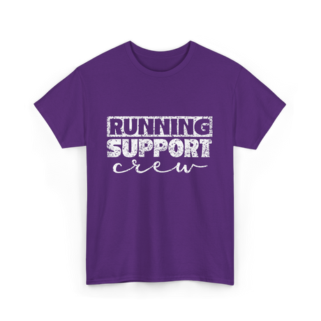 Running Support Crew Runner T-Shirt - Purple