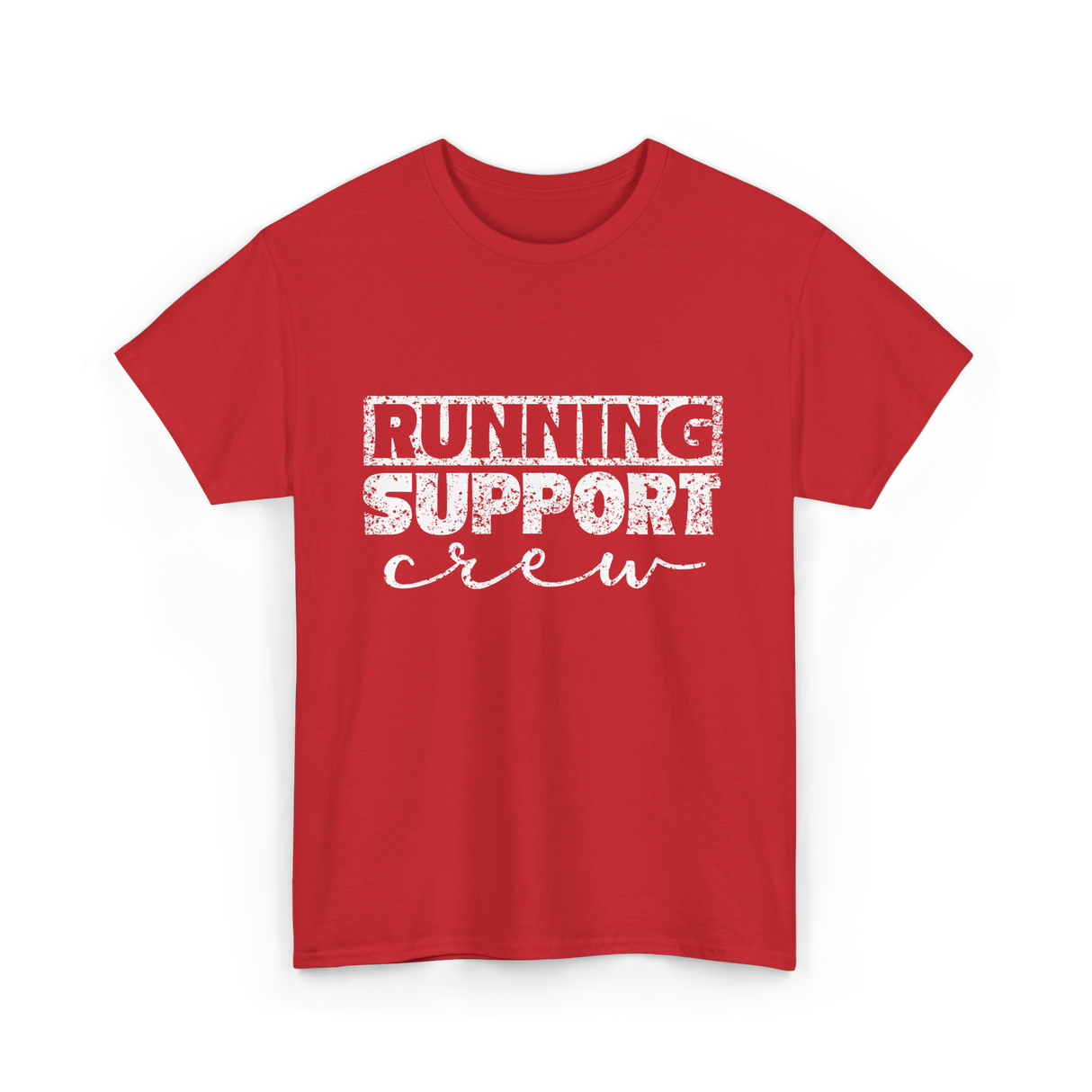 Running Support Crew Runner T-Shirt - Red