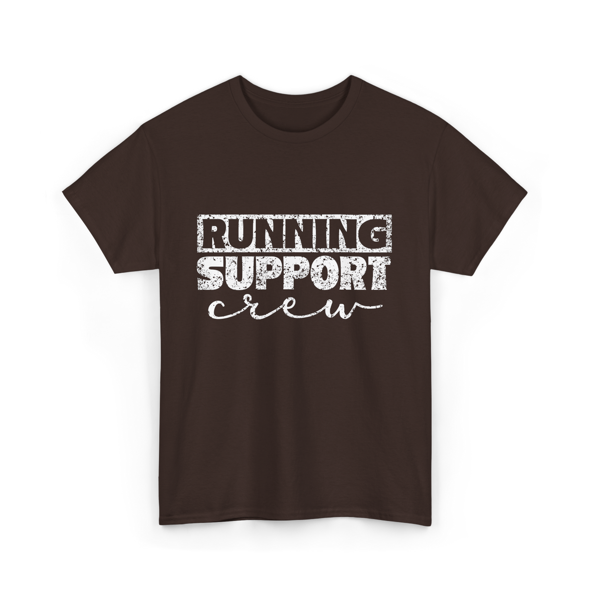 Running Support Crew Runner T-Shirt - Dark Chocolate