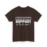 Running Support Crew Runner T-Shirt - Dark Chocolate