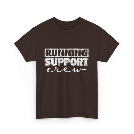 Running Support Crew Runner T-Shirt - Dark Chocolate