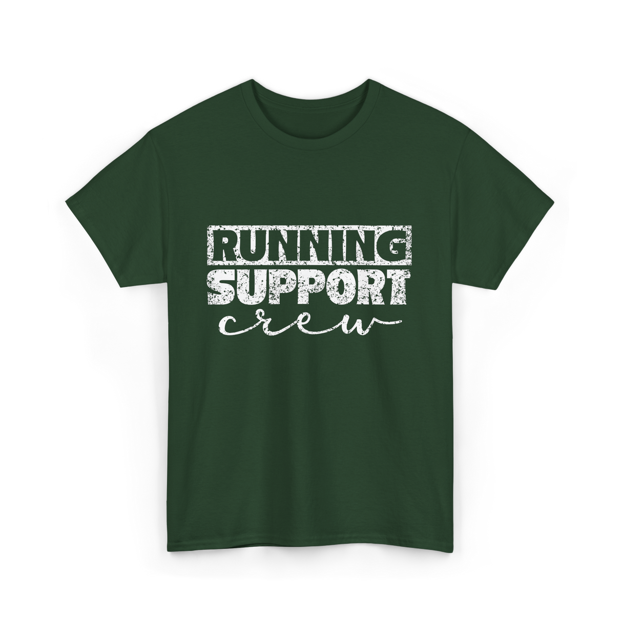 Running Support Crew Runner T-Shirt - Forest Green