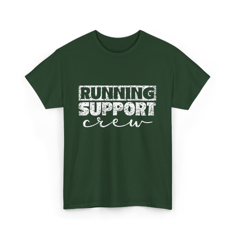 Running Support Crew Runner T-Shirt - Forest Green