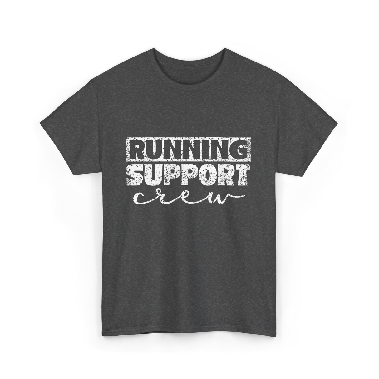 Running Support Crew Runner T-Shirt - Dark Heather