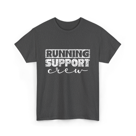 Running Support Crew Runner T-Shirt - Dark Heather