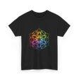 Sacred Geometry Colors Chakra T-Shirt - Black