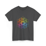 Sacred Geometry Colors Chakra T-Shirt - Dark Heather