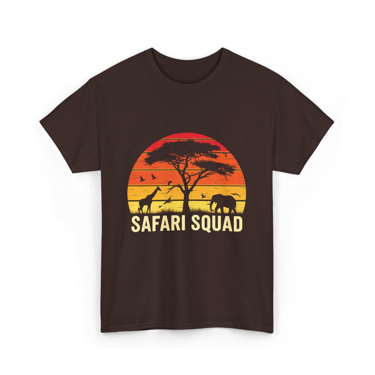 Safari Squad Adventure T-Shirt - Dark Chocolate