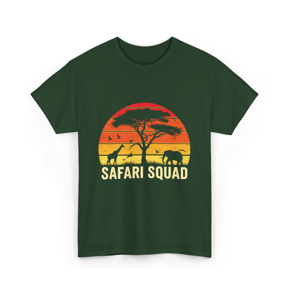 Safari Squad Adventure T-Shirt - Forest Green