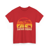 Safari Squad Adventure T-Shirt - Red