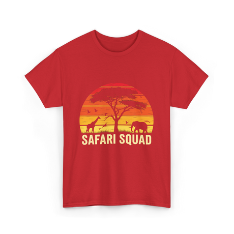 Safari Squad Adventure T-Shirt - Red