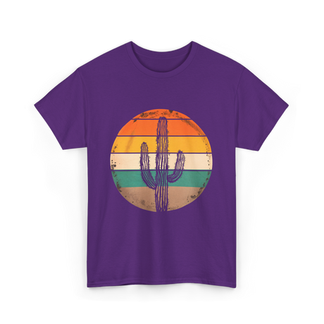 Saguaro Cactus Cacti Lover T-Shirt - Purple