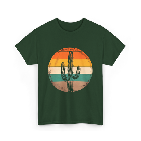 Saguaro Cactus Cacti Lover T-Shirt - Forest Green