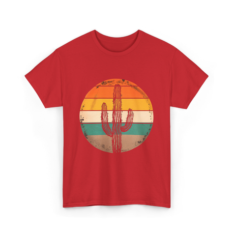 Saguaro Cactus Cacti Lover T-Shirt - Red