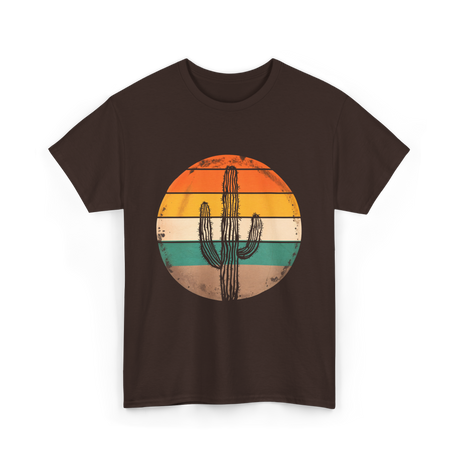 Saguaro Cactus Cacti Lover T-Shirt - Dark Chocolate